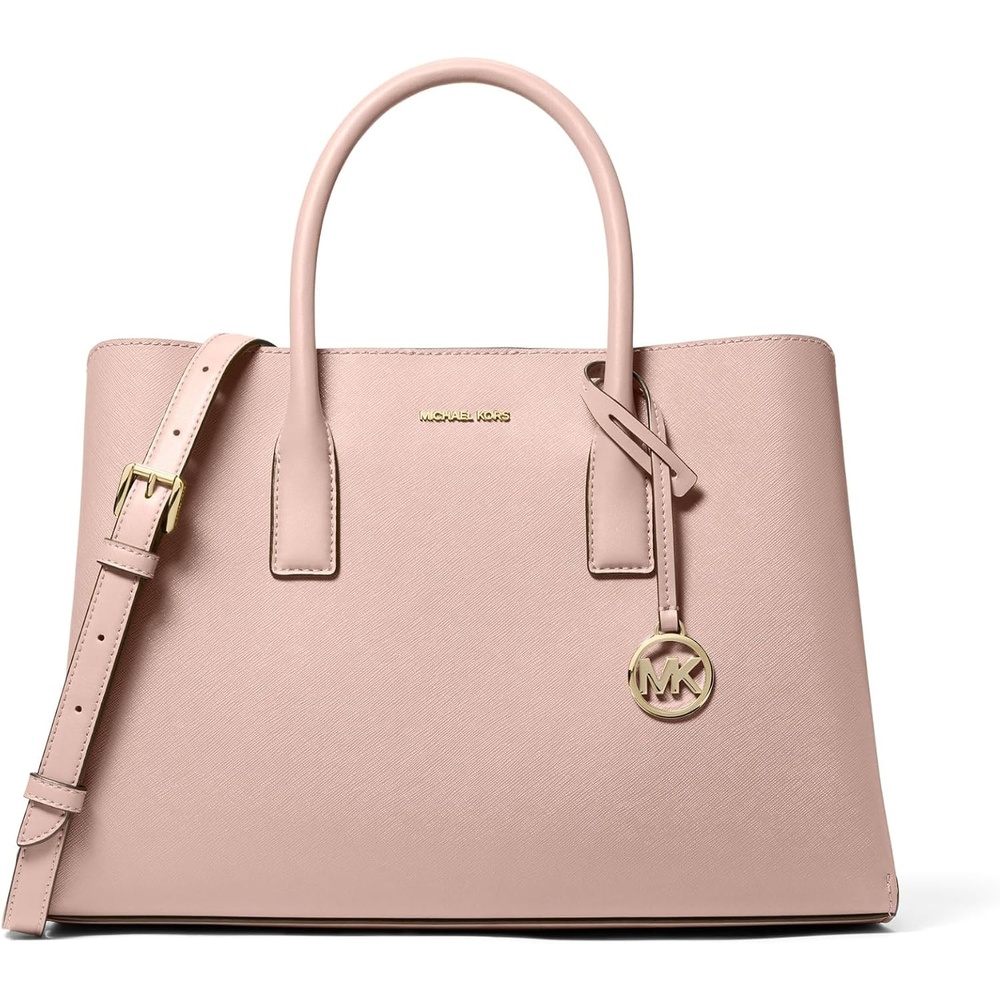image:imageMichael Kors Womens Ruthie Large SatchelGoldtone HardwareSaffiano LeatherSoft Pink