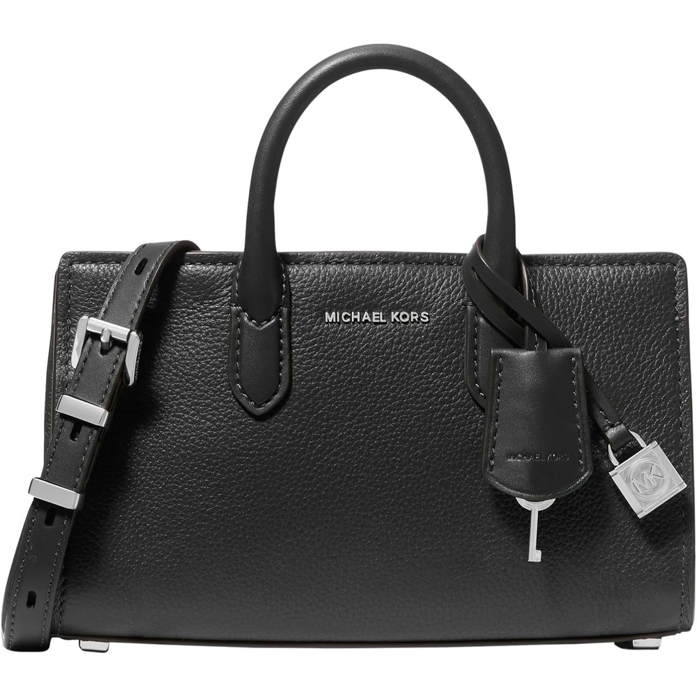 image:imageMichael Kors Womens Scarlett Extrasmall Crossbody BagSilvertone HardwareBlack