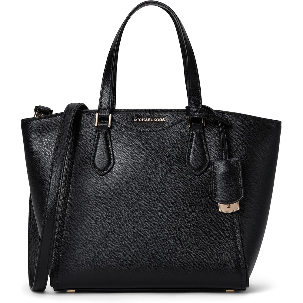 image:imageMichael Kors Womens Taryn Small Convertible Crossbody BagGoldtone HardwareBlack