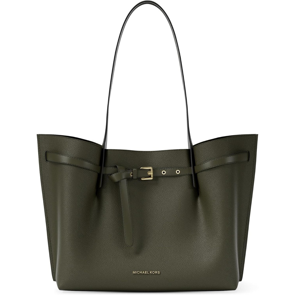 image:imageMichael Kors womens Emilia Large ToteGoldtone HardwarePebble LeatherIvy 2