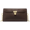 Gold-tone Hardware/Urbino Leather/Chocolate