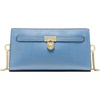 Gold-tone Hardware/Urbino Leather/French Blue