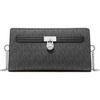 Silver-tone Hardware/Tonal Mk Signature Coated Twill/Black