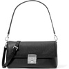 Silver-tone Hardware/Soft Shiny Goat Leather/Black