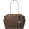 Gold-tone Hardware/Brown/Black