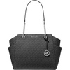 Silver-tone Hardware/Black