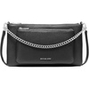 Silver-tone Hardware/Pebble Leather/Black