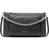Silver-tone Hardware/Tonal Mk Signature Coated Twill/Black