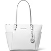 Silver-tone Hardware/Optic White