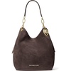 Gold-tone Hardware/Suede Leather/Chocolate
