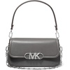 Silver-tone Hardware/Heather Grey