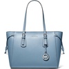 Silver-tone Hardware/Chambray