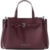 Silver-tone Hardware/Pebble Leather/Oxblood