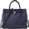 Silver-tone Hardware/Urbino Leather/Dress Blues