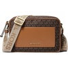 Gold-tone Hardware/Mk Signature Nylon With Logo Webbing/Brown/Acorn