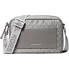 Silver-tone Hardware/Tonal Mk Signature Nylon With Mk Logo Webbing/Storm