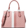 Silver-tone Hardware/Rose