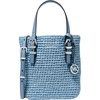 Silver-tone Hardware/Chambray