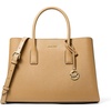 Gold-tone Hardware/Saffiano Leather/Burnt Khaki