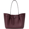 Silver-tone Hardware/Pebble Leather/Oxblood