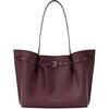 Silver-tone Hardware/Tonal Mk Signature Coated Twill/Oxblood