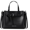 Silver-tone Hardware/Pebble Leather/Black 2