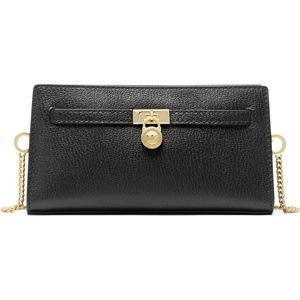 MICHAEL Michael Kors Hamilton Moderne Exta Small Convertible Xbody(Gold-tone Hardware/Urbino Leather/Black)