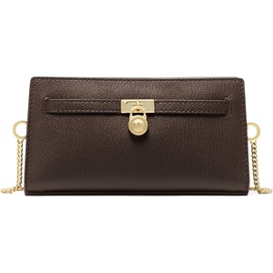 MICHAEL Michael Kors Hamilton Moderne Exta Small Convertible Xbody(Gold-tone Hardware/Urbino Leather/Chocolate)