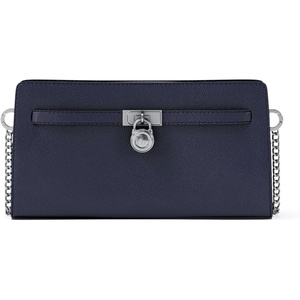 MICHAEL Michael Kors Hamilton Moderne Exta Small Convertible Xbody(Silver-tone Hardware/Urbino Leather/Dress Blues)