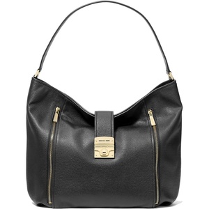 Michael Kors Addie Large Hobo Shoulder Bag(Black)