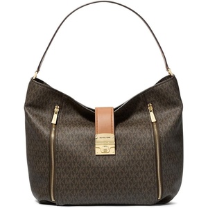 Michael Kors Addie Large Hobo Shoulder Bag(Brown/Acorn)