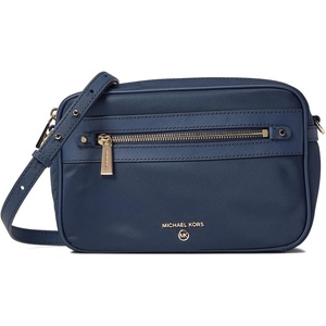 Michael Kors Jet Set Charm Large East/West Crossbody(Gold-tone Hardware/Nylon/Navy)