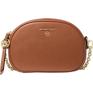 Michael Kors Jet Set Charm Small Oval Camera Crossbody Bag(Luggage)