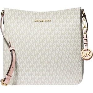 Michael Kors Jet Set Messenger Bag(Gold-tone Hardware/Vanilla/Soft Pink)