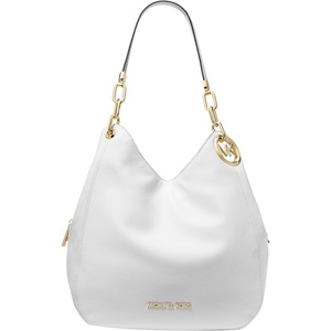 Michael Kors Lillie Large Chain Shoulder Bag(Optic White)