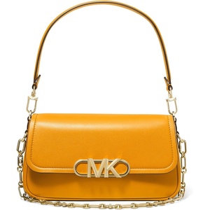 Michael Kors Parker Convertible Pouchette(Gold-tone Hardware/Golden Rod)