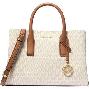 Michael Kors Ruthie Small Satchel(Vanilla/Acorn)