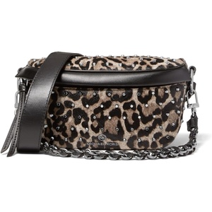 Michael Kors Slater Extra-Small Sling Pack, Gold/Silver Tone Hardware Handbag(Silver-tone Hardware/Heather Grey)