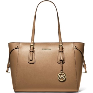 Michael Kors Voyager Medium Multi-Function Tote(Gold-tone Hardware/Husk)