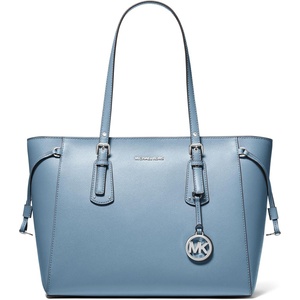 Michael Kors Voyager Medium Multi-Function Tote(Silver-tone Hardware/Chambray)