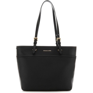 Michael Kors Winston Medium Top-Zip Pocket Tote Bag(Black)