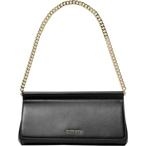 Michael Kors Women’s Carmine Medium Clutch(Gold-tone Hardware/Black)