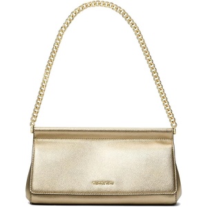 Michael Kors Women’s Carmine Medium Clutch(Pale Gold)