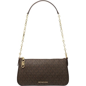 Michael Kors Women’s Empire Medium Chain Pouchette(Brown/Acorn)
