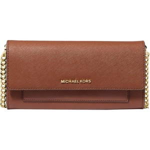 Michael Kors Women’s Jet Set Medium 2-in-1 Wallet On Chain Crossbody Bag(Luggage)