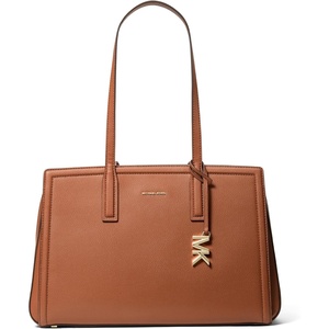 Michael Kors Women’s Laila Medium Tote Bag(Gold-tone Hardware/Luggage)