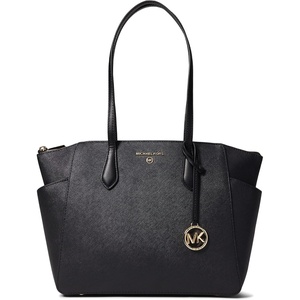 Michael Kors Women’s Marilyn Medium Top Zip Tote(Black)