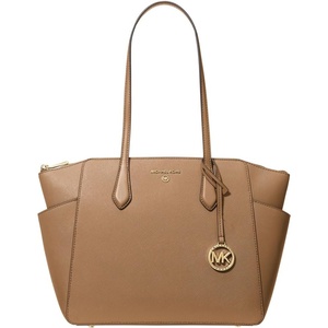 Michael Kors Women’s Marilyn Medium Top Zip Tote(Husk)
