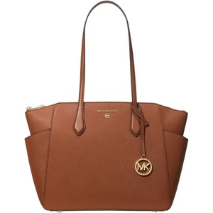 Michael Kors Women’s Marilyn Medium Top Zip Tote(Luggage)