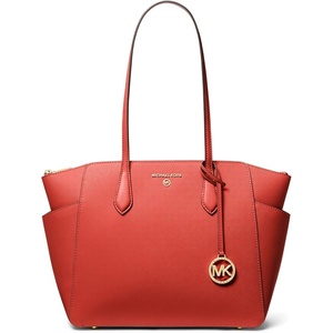 Michael Kors Women’s Marilyn Medium Top Zip Tote(Spiced Coral)
